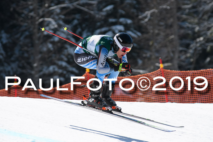 FIS, Int. Dt. Jugendmeisterschaft Abfahrt, Damen + Herren, 20.03.2019