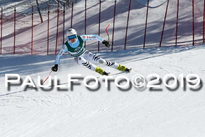 FIS, Int. Dt. Jugendmeisterschaft Abfahrt, Damen + Herren, 20.03.2019
