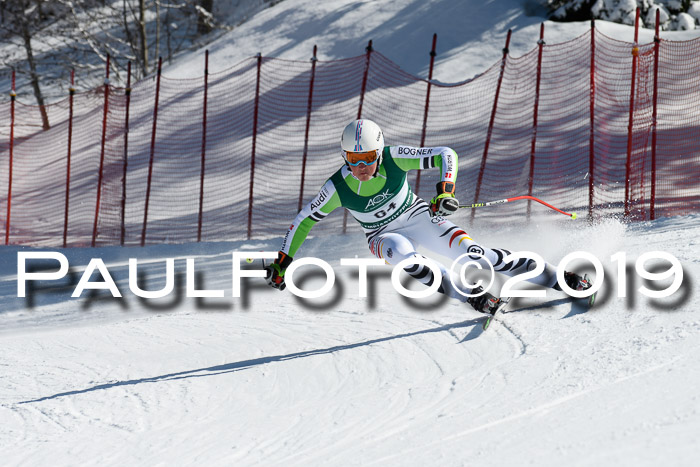 FIS, Int. Dt. Jugendmeisterschaft Abfahrt, Damen + Herren, 20.03.2019
