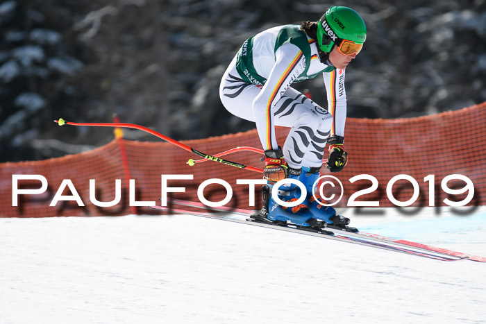 FIS, Int. Dt. Jugendmeisterschaft Abfahrt, Damen + Herren, 20.03.2019