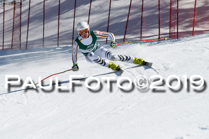 FIS, Int. Dt. Jugendmeisterschaft Abfahrt, Damen + Herren, 20.03.2019