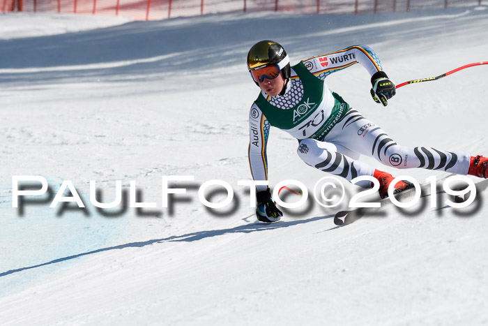 FIS, Int. Dt. Jugendmeisterschaft Abfahrt, Damen + Herren, 20.03.2019