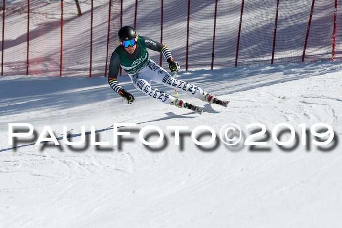 FIS, Int. Dt. Jugendmeisterschaft Abfahrt, Damen + Herren, 20.03.2019