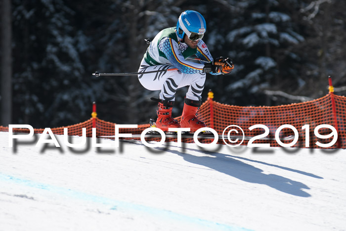 FIS, Int. Dt. Jugendmeisterschaft Abfahrt, Damen + Herren, 20.03.2019