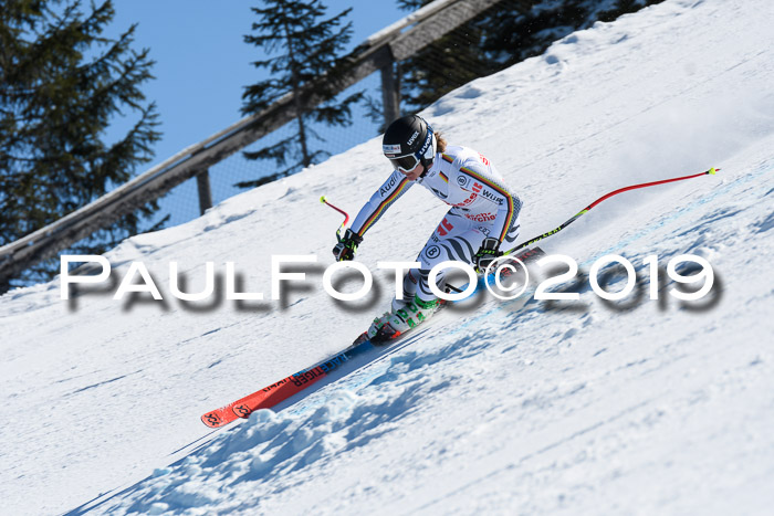 NJC Super-G, Damen + Herren, 21.03.2019