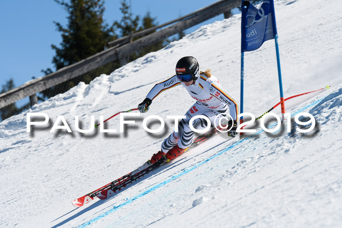 NJC Super-G, Damen + Herren, 21.03.2019