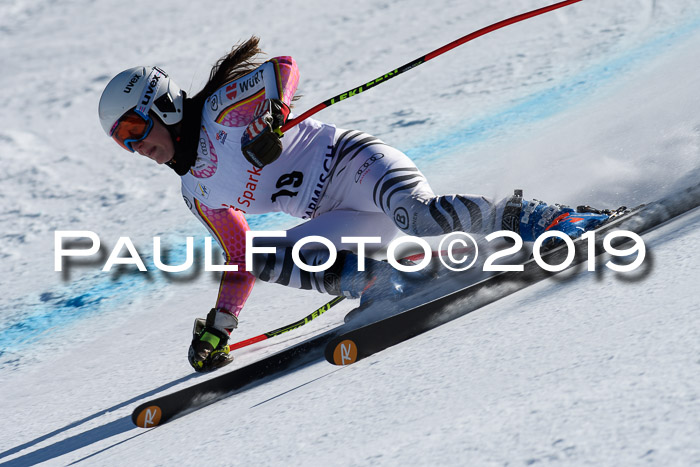 NJC Super-G, Damen + Herren, 21.03.2019