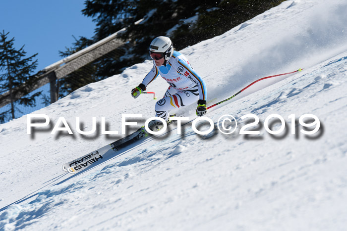 NJC Super-G, Damen + Herren, 21.03.2019