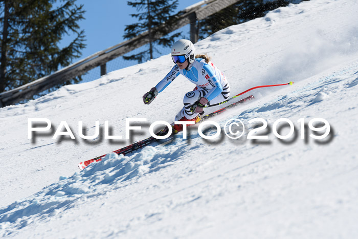 NJC Super-G, Damen + Herren, 21.03.2019