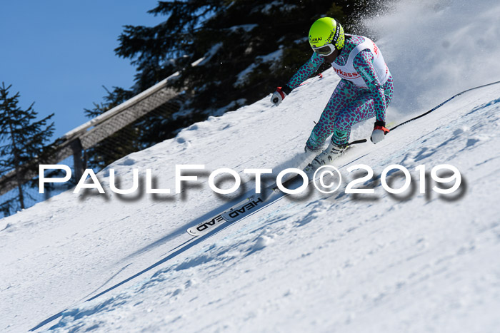 NJC Super-G, Damen + Herren, 21.03.2019