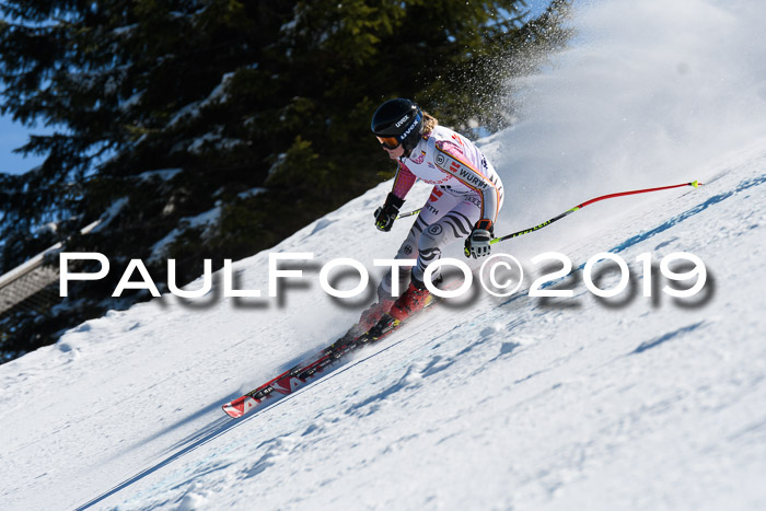 NJC Super-G, Damen + Herren, 21.03.2019