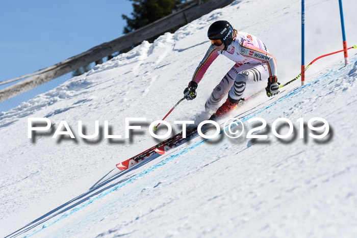 NJC Super-G, Damen + Herren, 21.03.2019
