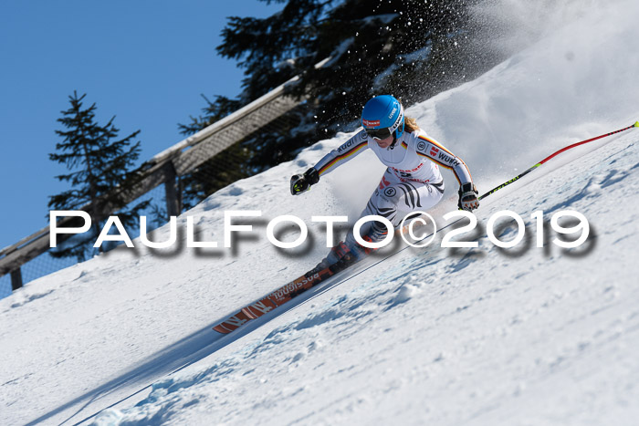 NJC Super-G, Damen + Herren, 21.03.2019