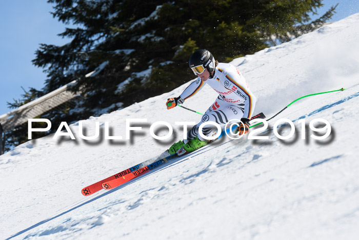 NJC Super-G, Damen + Herren, 21.03.2019