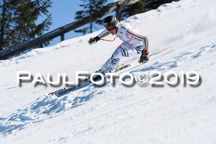 NJC Super-G, Damen + Herren, 21.03.2019