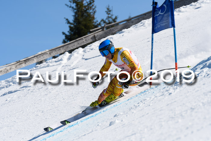 NJC Super-G, Damen + Herren, 21.03.2019