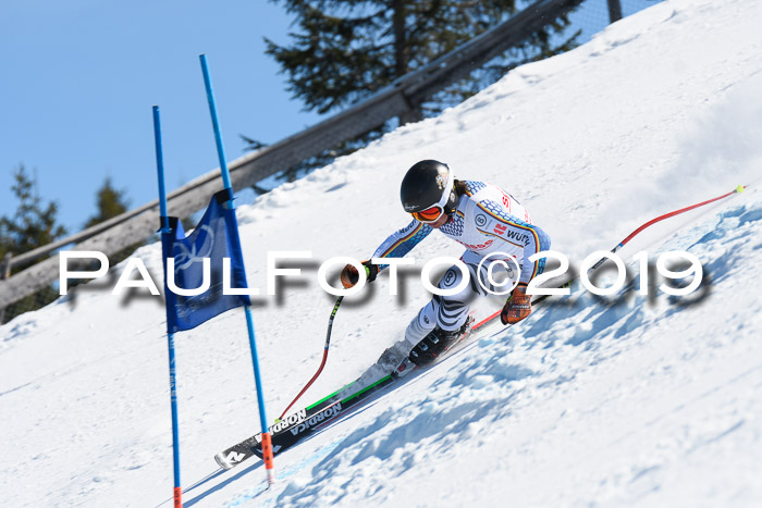NJC Super-G, Damen + Herren, 21.03.2019