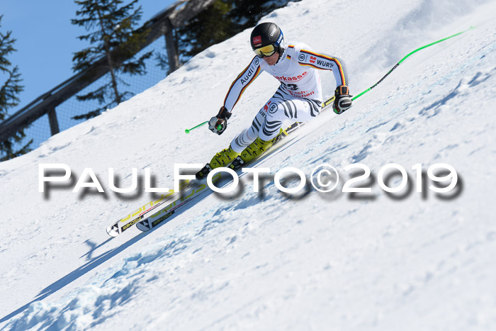 NJC Super-G, Damen + Herren, 21.03.2019