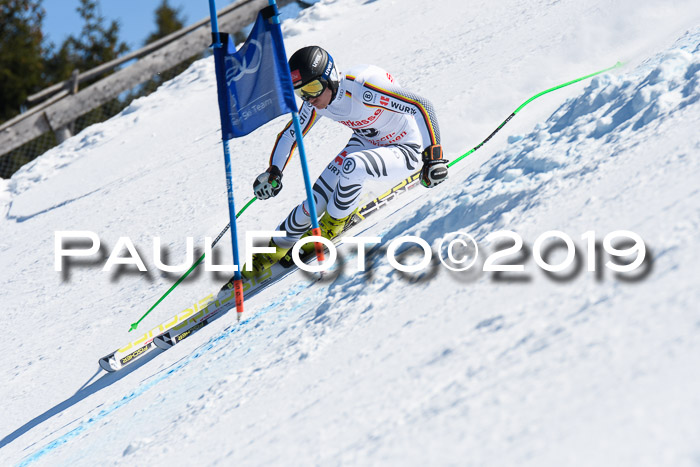 NJC Super-G, Damen + Herren, 21.03.2019