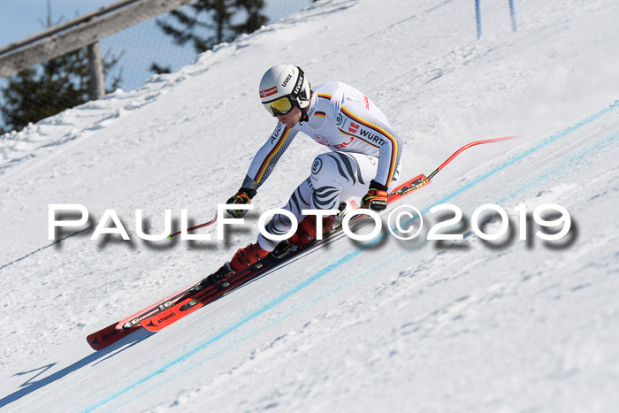 NJC Super-G, Damen + Herren, 21.03.2019