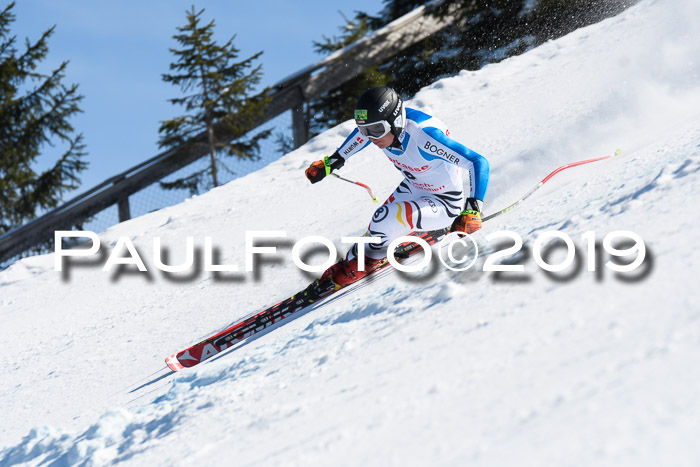 NJC Super-G, Damen + Herren, 21.03.2019