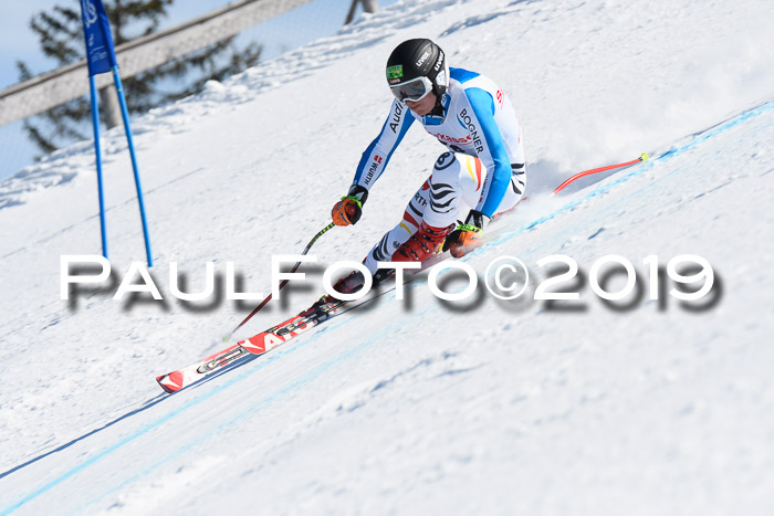 NJC Super-G, Damen + Herren, 21.03.2019