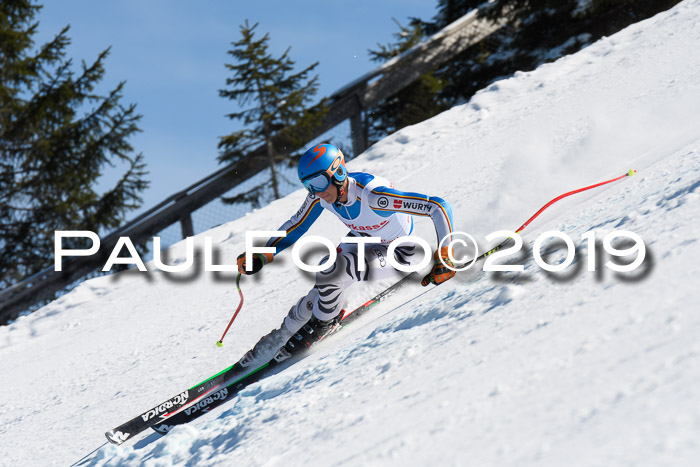 NJC Super-G, Damen + Herren, 21.03.2019