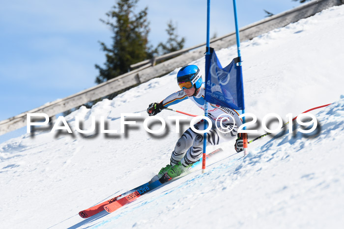 NJC Super-G, Damen + Herren, 21.03.2019
