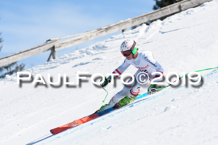 NJC Super-G, Damen + Herren, 21.03.2019