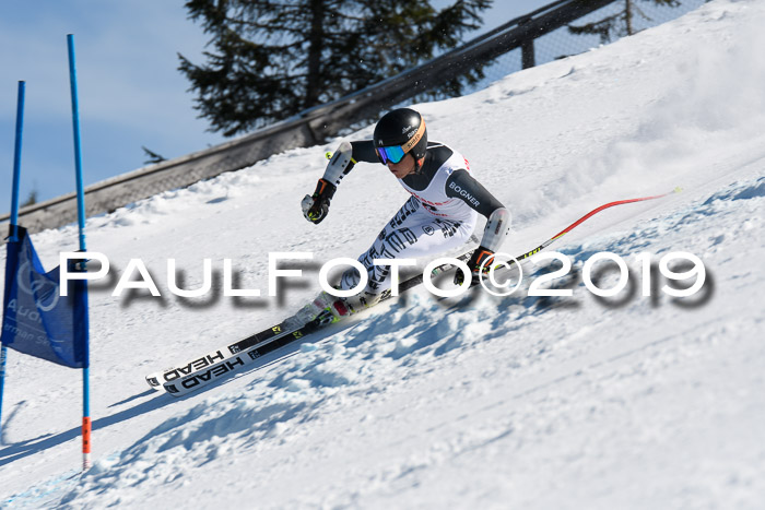 NJC Super-G, Damen + Herren, 21.03.2019