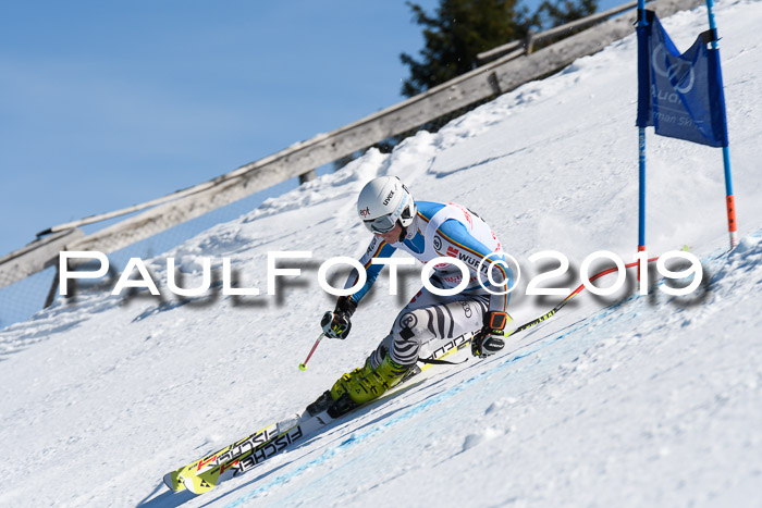 NJC Super-G, Damen + Herren, 21.03.2019