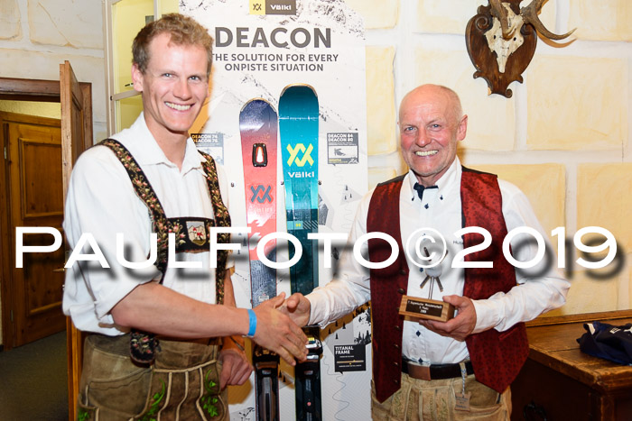 Ski Golf Masters 2019, Bay. Abend