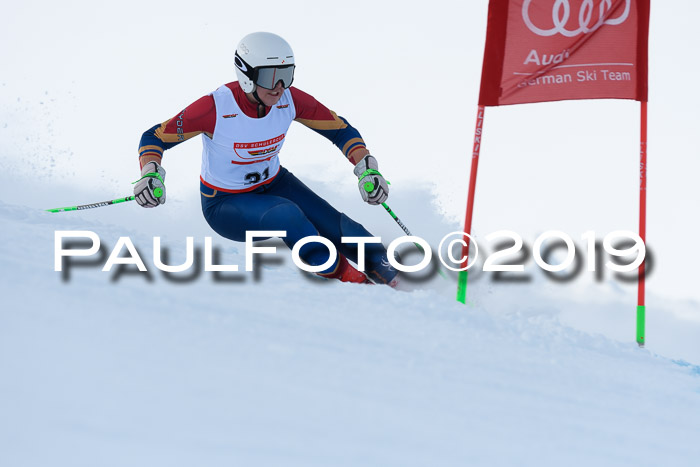 Dt. Schülercup U16 Riesenslalom, 15.12.2019