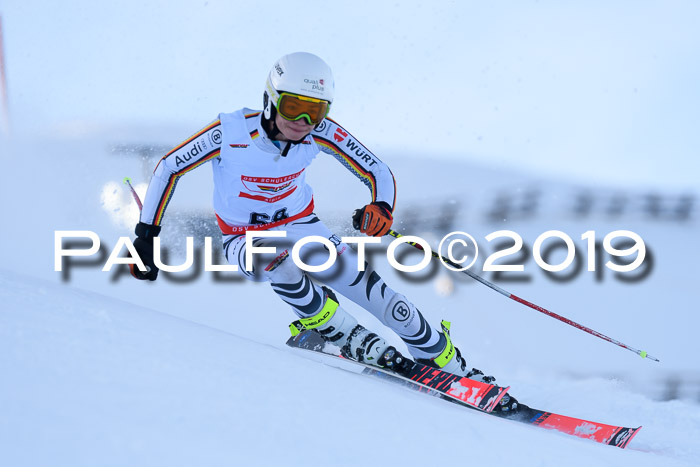Dt. Schülercup U16 Riesenslalom, 15.12.2019