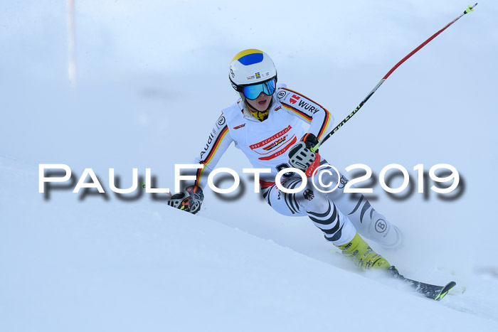 Dt. Schülercup U16 Riesenslalom, 15.12.2019
