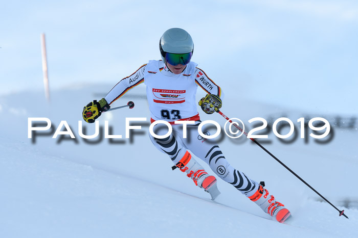 Dt. Schülercup U16 Riesenslalom, 15.12.2019