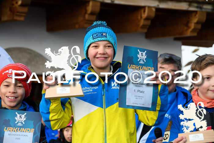 Sechzger Pokal der Skilöwen; U12 Rennserie VRS 11.01.2020