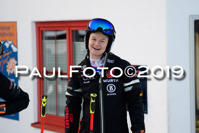 FIS Riesenslalom, ATA; Bay. Meisterschaft, Damen + Herren, 24.01.2020