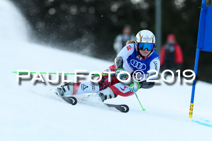 FIS Riesenslalom, ATA; Bay. Meisterschaft, Damen + Herren, 24.01.2020