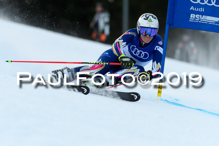 FIS Riesenslalom, ATA; Bay. Meisterschaft, Damen + Herren, 24.01.2020