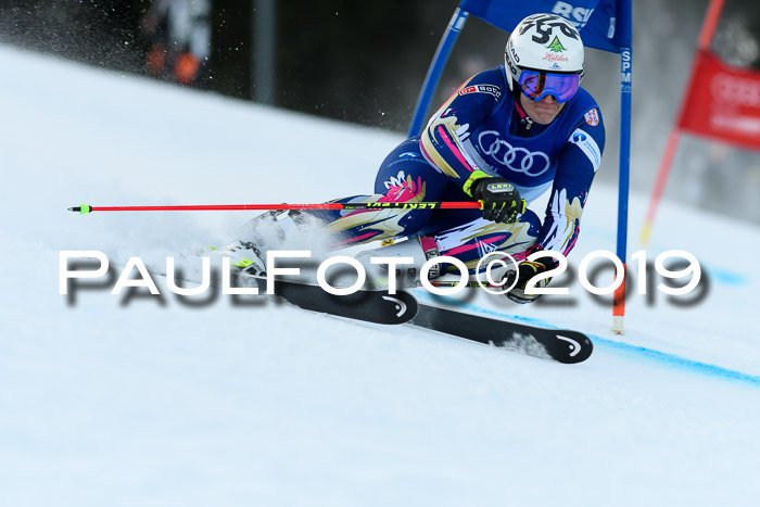 FIS Riesenslalom, ATA; Bay. Meisterschaft, Damen + Herren, 24.01.2020