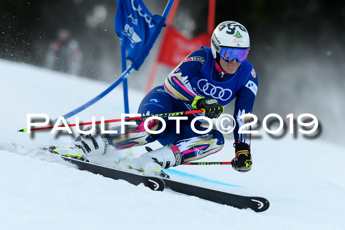 FIS Riesenslalom, ATA; Bay. Meisterschaft, Damen + Herren, 24.01.2020