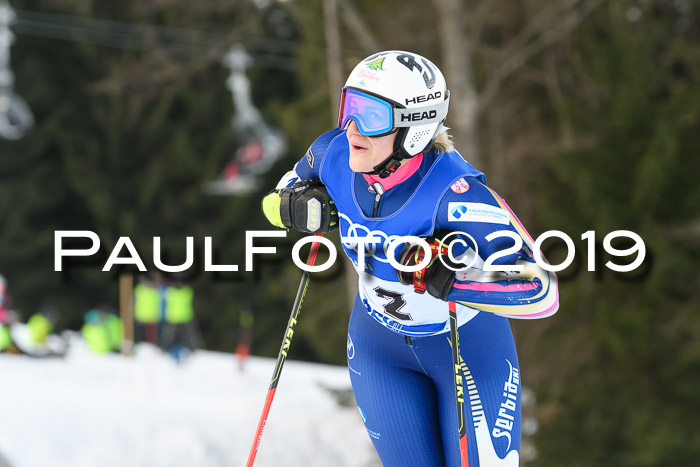 FIS Riesenslalom, ATA; Bay. Meisterschaft, Damen + Herren, 24.01.2020