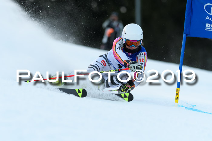 FIS Riesenslalom, ATA; Bay. Meisterschaft, Damen + Herren, 24.01.2020