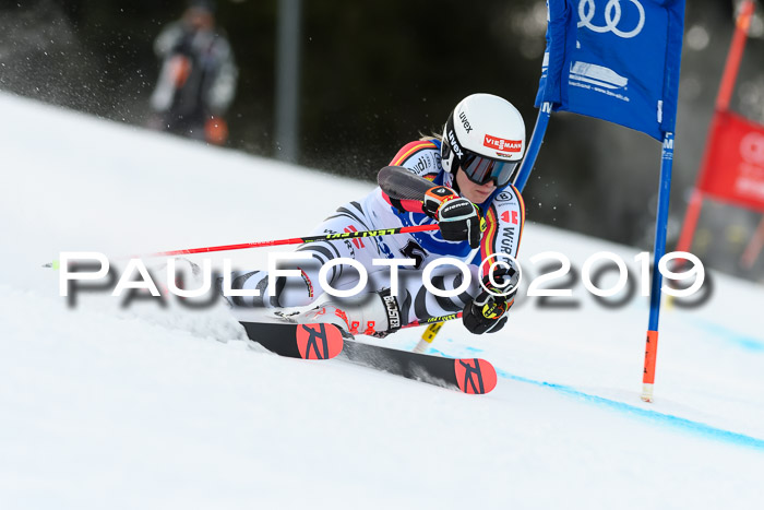 FIS Riesenslalom, ATA; Bay. Meisterschaft, Damen + Herren, 24.01.2020