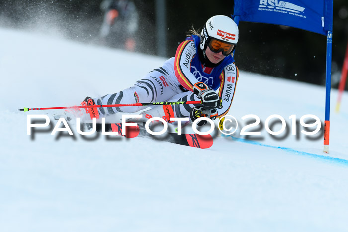 FIS Riesenslalom, ATA; Bay. Meisterschaft, Damen + Herren, 24.01.2020