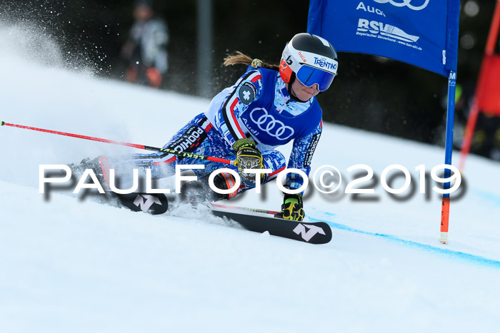 FIS Riesenslalom, ATA; Bay. Meisterschaft, Damen + Herren, 24.01.2020