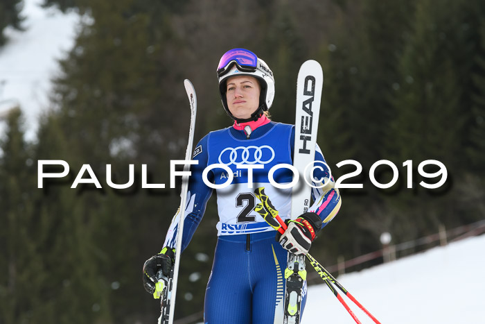 FIS Riesenslalom, ATA; Bay. Meisterschaft, Damen + Herren, 24.01.2020