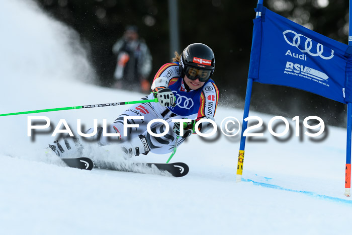 FIS Riesenslalom, ATA; Bay. Meisterschaft, Damen + Herren, 24.01.2020