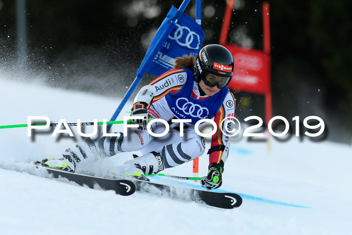 FIS Riesenslalom, ATA; Bay. Meisterschaft, Damen + Herren, 24.01.2020